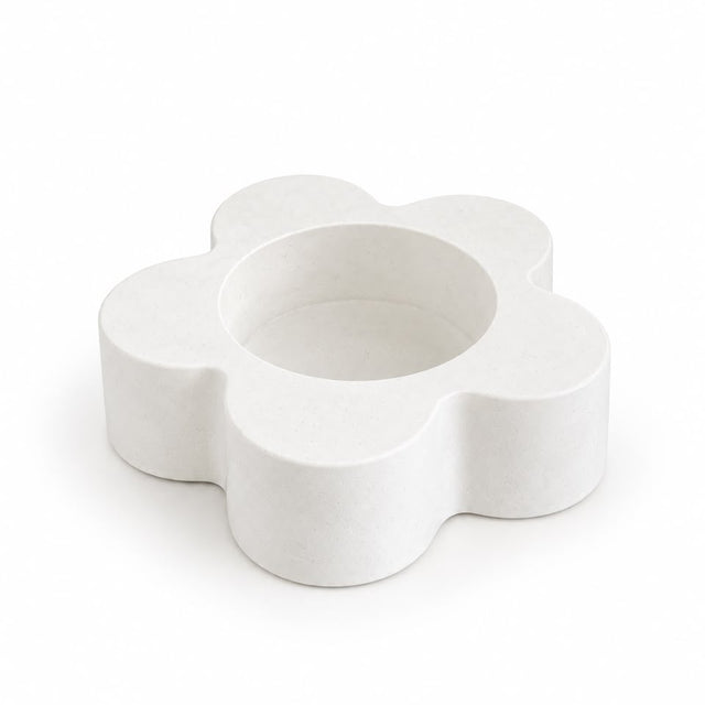 Floral Concrete Tealight Holder