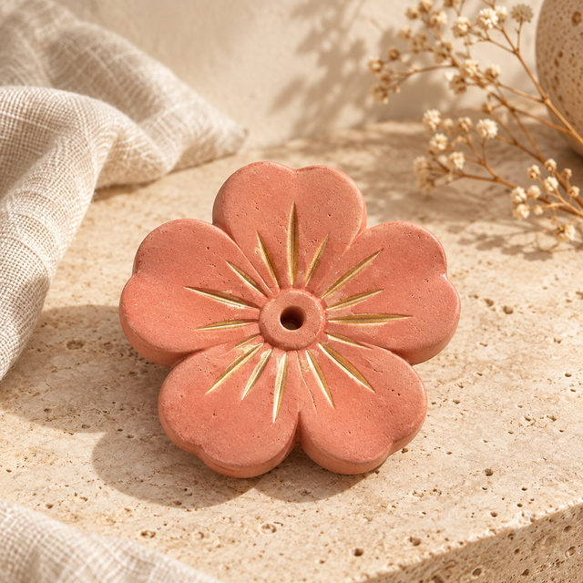 Flower Incense Stick Holder