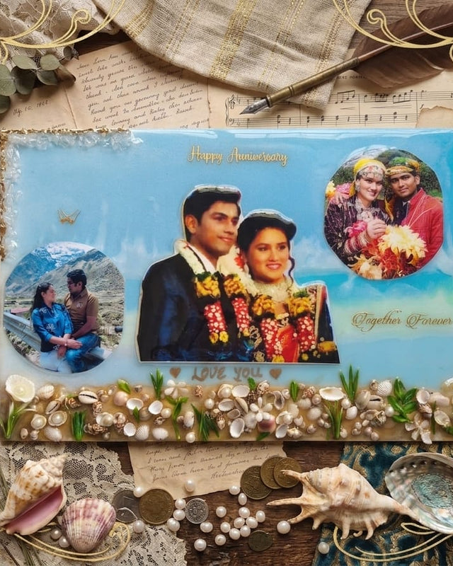 Personalized Rectangular Resin Memory Frame