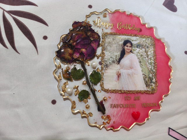 Personalized Resin Memory Tray
