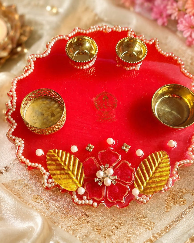 Resin Pooja Thali
