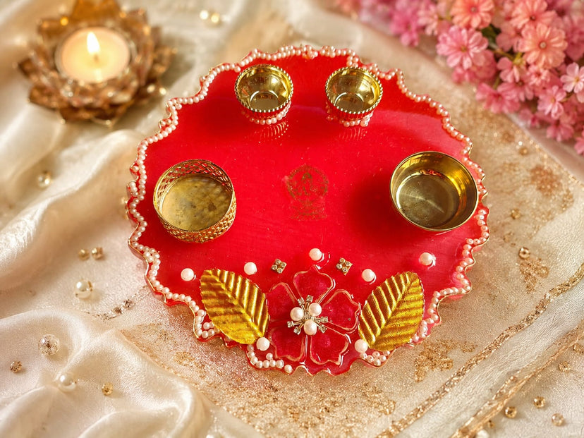 Resin Pooja Thali